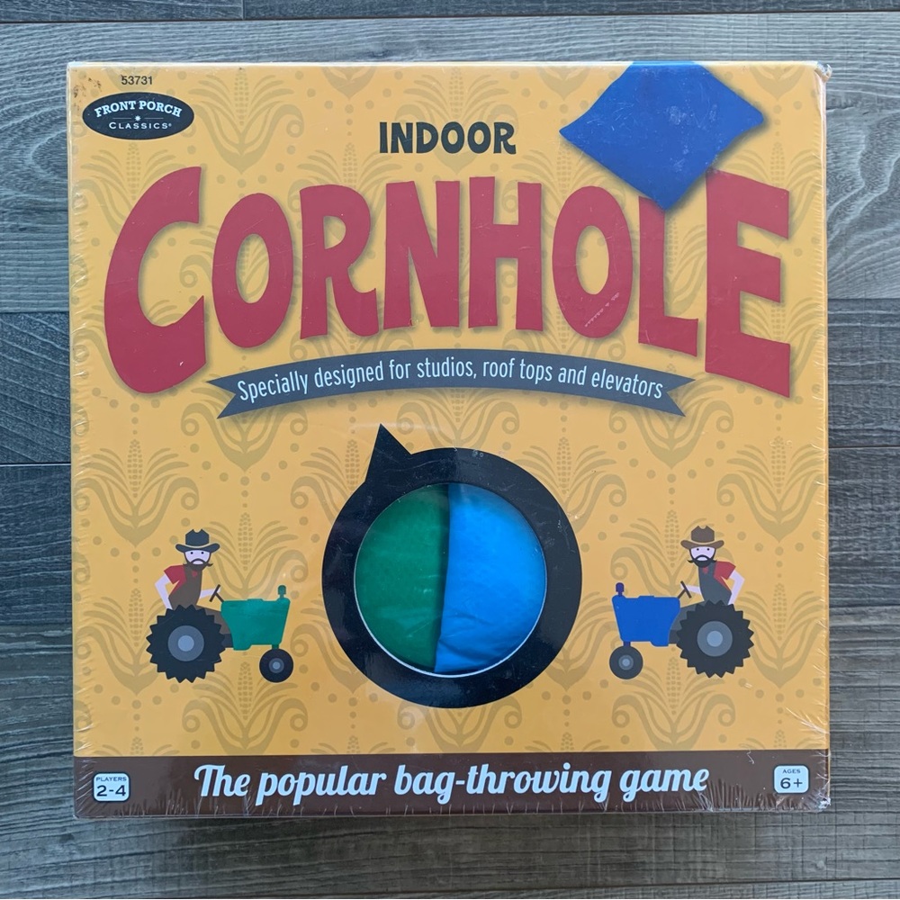 NEW Indoor Cornhole Bean Bag Game 
Front Porch Classics